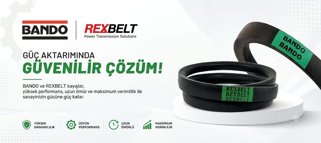 Sanayi tipi V kayışı çeşitleri..